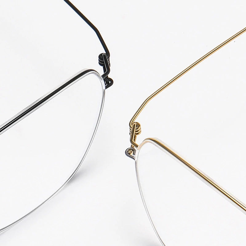 Polygon Titanium Screwless Ultralight Eyeglasses Frame