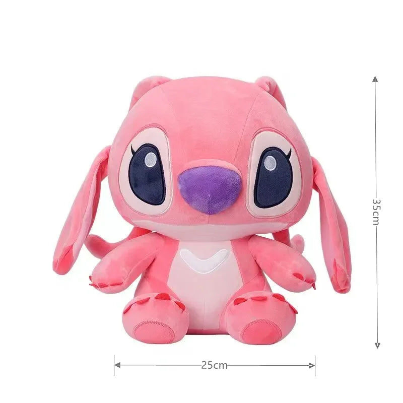 Disney Lilo&Stitch Plush Doll Toys Anime Cartoon Blue Stitch Plush Stuffed Plush Angel Plush Dolls   Gift Toys