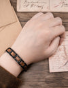 Bracelet Metal Stainless Steel Wood Strap Jewelry Ladies