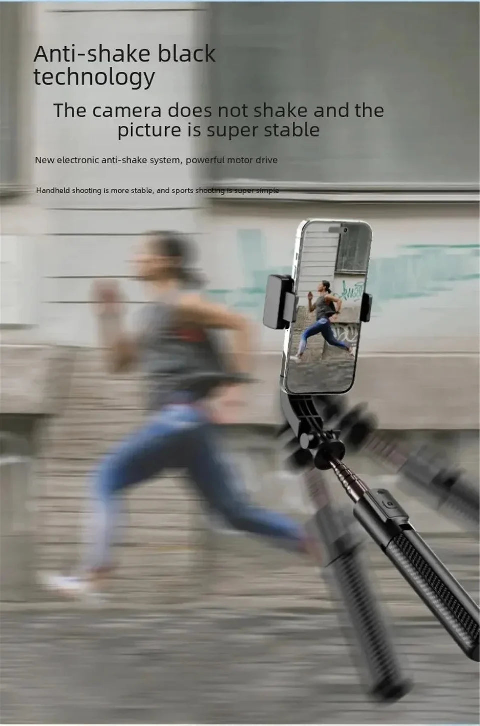 Bluetooth Handheld Gimbal Stabilizer Mobile Phone Selfie Stick Aluminum Alloy Adjustable Tripod for Smartphone Live