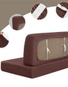 2pcs/set Rv Dinette Cushion Covers Stretch Jacquard Camper Seat Cover Dining Sofa Cover Removable for Rv Camper Car Bench Seats