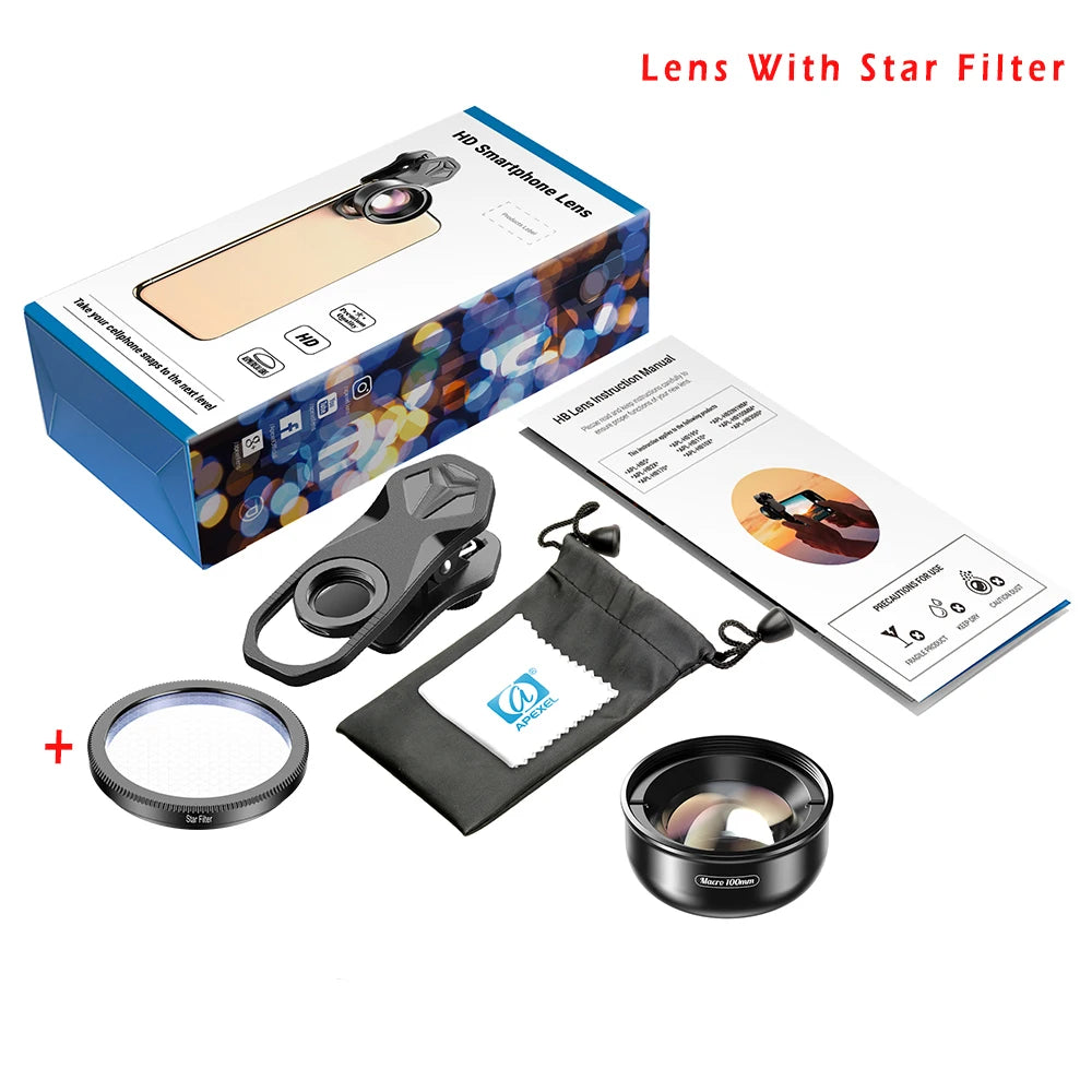 100mm Macro Smartphone Camera Lens with Universal Clip