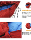 1.5KG Thickened Winter Cold Weather Waterproof Sleeping Bag Camping Hiking Supplies -8℃ Cotton Sleeping Bags