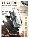 For Samsung Galaxy S25 Ultra Case UB Pro Full-Body Dual Layer Rugged Belt-Clip Phone Case with Built-in Screen Protector