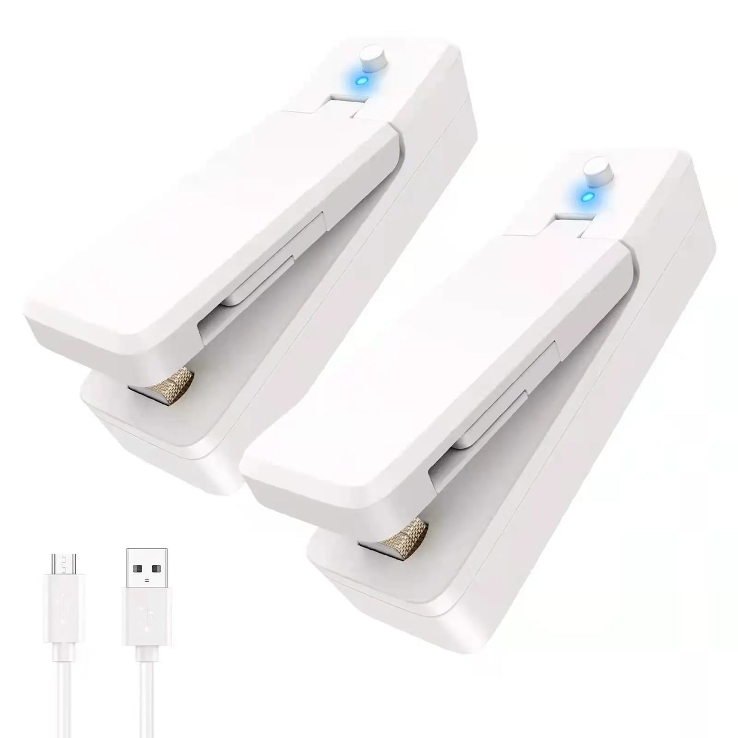 Mini USB Rechargeable Bag Sealer – Portable Plastic Food Bag Sealing Machine for Snacks, Nuts & Kitchen Storage