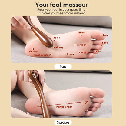 Sandalwood Head Massage Comb Six Claw Massage Comb Scalp Meridian Comb Scratch Head Scratch Gua Sha Tool