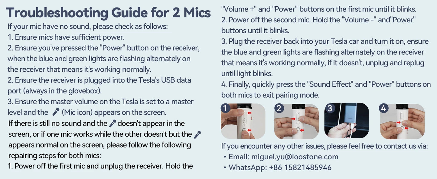 Q1PRO Tesla Karaoke Wireless Microphone with Portable Bag, 8 Sound Effects, Rechargeable Type-C Mic with AUX Receiver