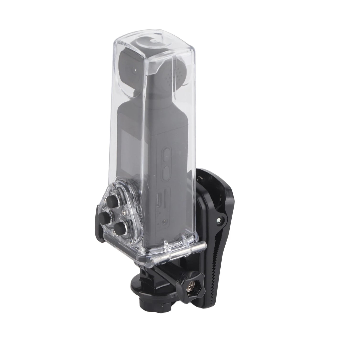 Pocket 4K Rotatable Action Camera 270 Degree Lens WiFi Anti Shake Waterproof Sports Camera with Microphone Clip for Cycling Diving Vlog Recording