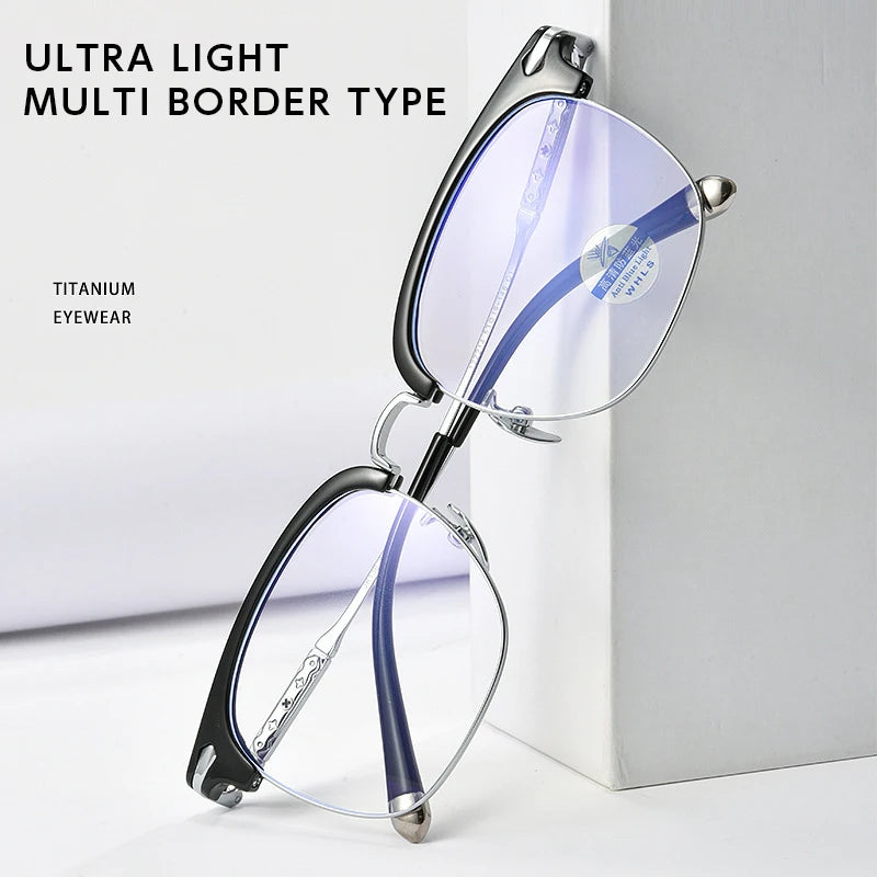 Ultra-light Myopia Prescription Glasses Optica Eyeglasses Hyperopia Reading High Quality Large Frame Square Retro Custom