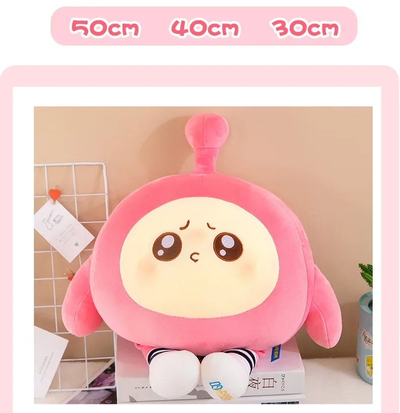 Kawaii Egg Party Oversize Plush Doll Plush Toys Children Soft Stuffed Pillow Doll Room Decoration Children's Girls Birthday Gift