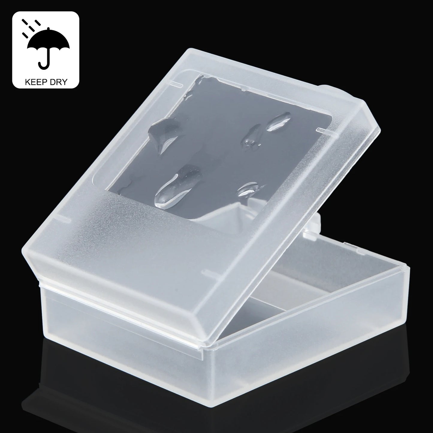 Plastic Transparent Battery Storage Box for GoPro AHDBT-901/BT-801/BT-501/BT-401/BT-301 Battery