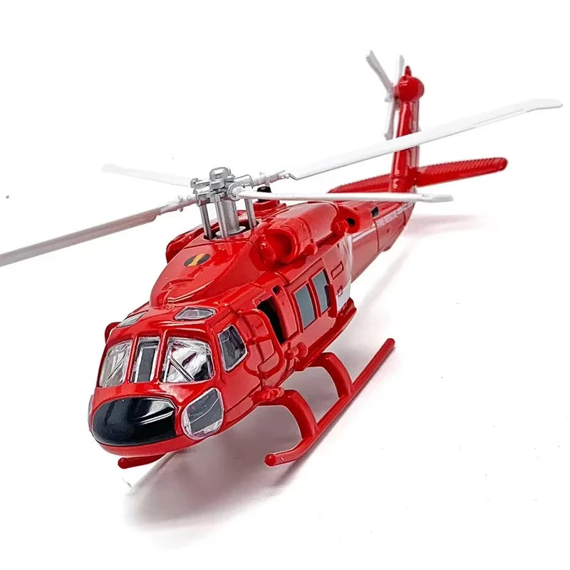 1 32 Scale Apache Black Hawk Armed Helicopter Diecast Alloy Model with Sound and Light