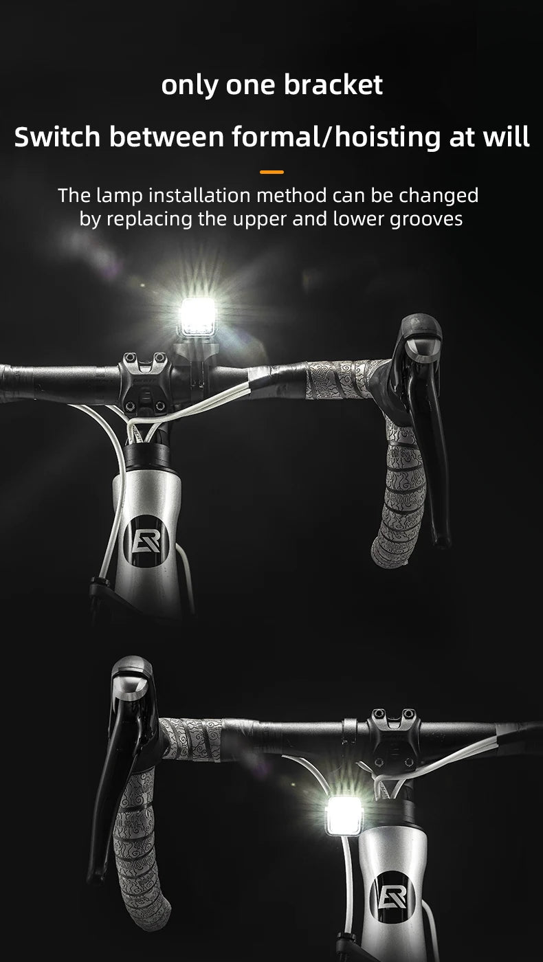 1000LM Bike Light Front Lamp Type-C Rechargeable LED 4500mAh Bicycle Light Waterproof Headlight Bike Accessories