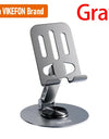 720 Rotate Aluminum Alloy Portable Tablet Holder For iPad Adjustable Flexible Folding Lazy Desktop Live Mobile Phone Stand Mount