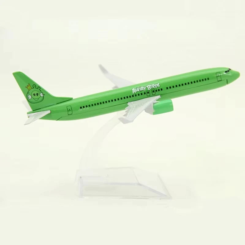 16CM Green Bird Boeing 737 Aircraft Model