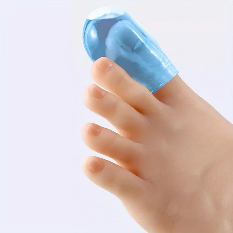 Silicone Waterproof Finger Toes Cover Finger Ice Compress Wrapping Infection Proof Soft and Stretchable Hand and Foot Care Tools