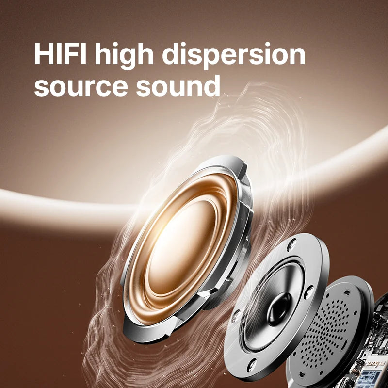 D20S Retro Headband Headphones Bluetooth 5.4 Sport Earbuds HiFi Sound Noise Cancelling Headband Earphones for Running