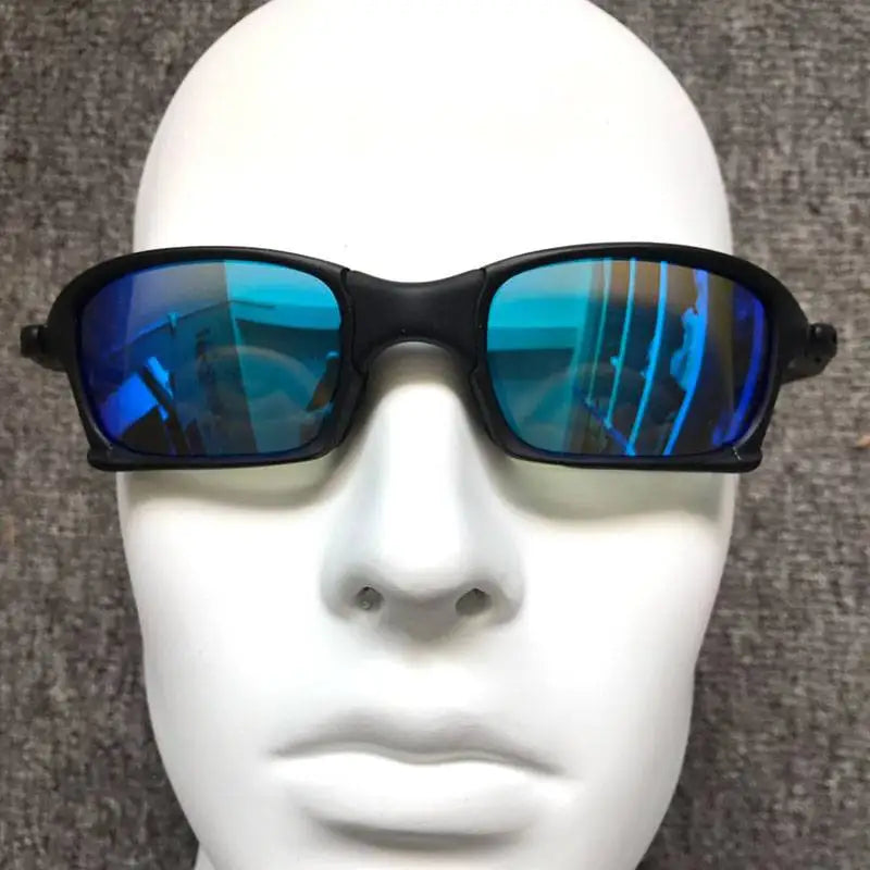 Polarized UV400 Cycling Sunglasses for Men – Metal Frame Fishing Riding Bicycle Goggles Eyewear