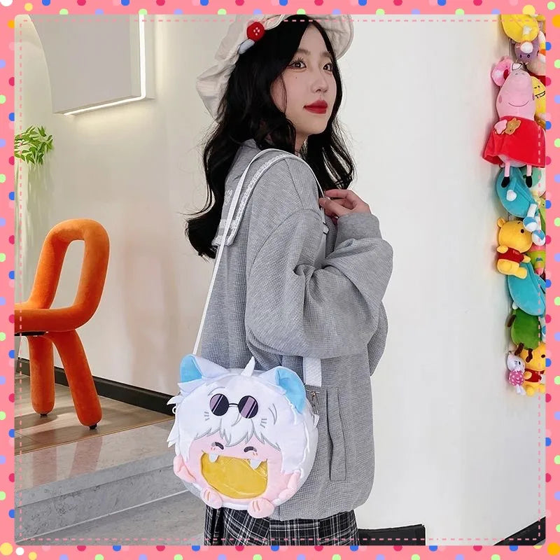 Anime Character Plush Itabag Backpack Soft Crossbody Bag