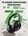 A6 ANC Wireless Bluetooth 6.0 Headphones -48dB Hybrid Active Noise Cancelling Over Ear Headset With Mic Hi-Res LDAC APP