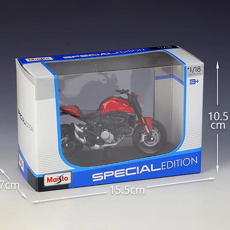1 18 Scale Ducati Monster 2021 Diecast Motorcycle Model