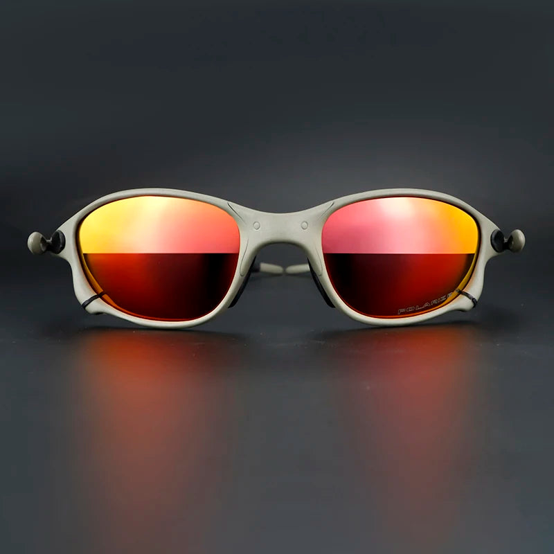 Polarized Metal Cycling Sunglasses UV400 Riding Eyewear