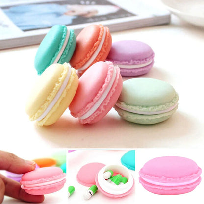 Cute Candy Color Macaron Mini Storage Box Jewelry Box Pill Case Birthday Gift