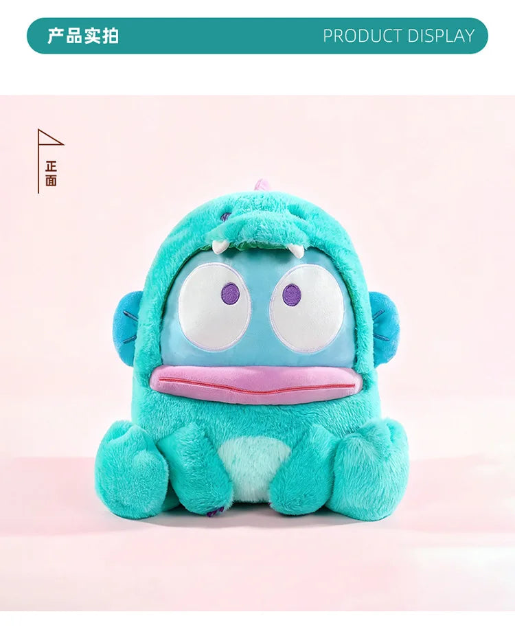 Cute Blue Character Plush Stuffed Doll Toy