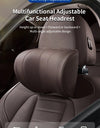 Multi-Functional Car Headrest Pillow Memory Foam Car Neck Pillow, Support Cervical vertebrae and Head, Soft Velvet, Adjustable Height