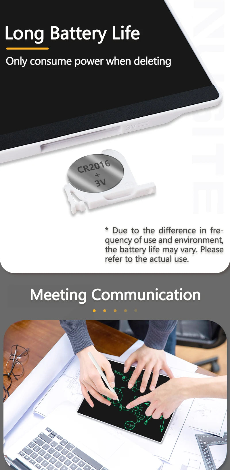 11.5-inch Full Screen Superfine Handwriting LCD Writing Tablet Electronic Drawing Board  Graffiti Painting Memo Learn Pads