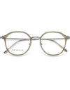 Ultra-light Fashion Flexible TR90 Eyewear Men Retro Round Decorative Optical Prescription Eyeglasses Frame