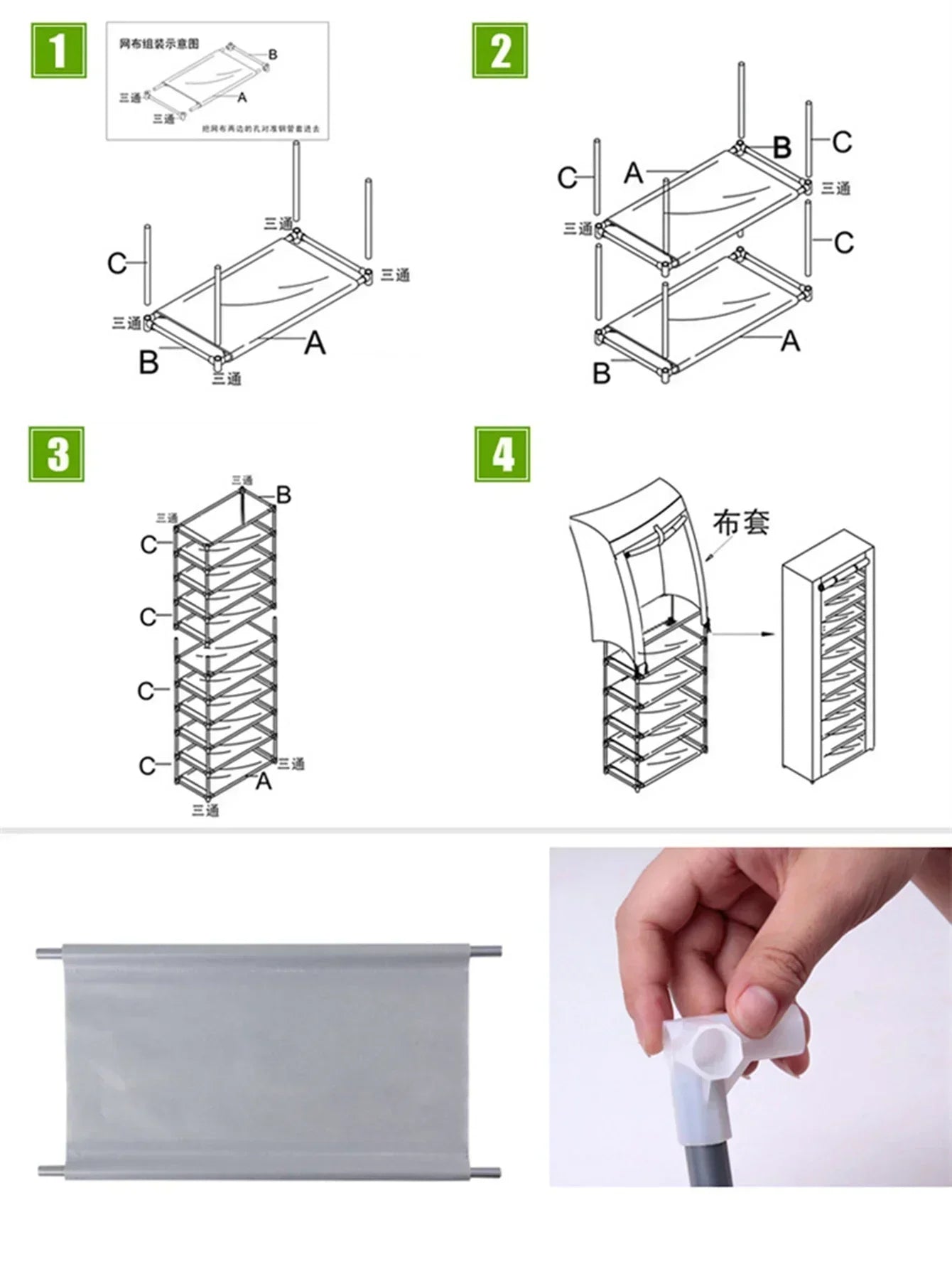 Dustproof Shoe Rack Multilayer Shoe Cabinet Organizer Nonwoven Home Furniture Space-saving Cabinets Shoe Shelf Hallway Entryway