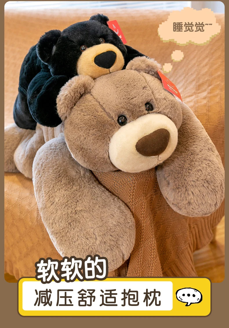 Party Bear Plush Sleeping Pillow Husky Doll Dinosaur Soft Doll Birthday Gift Girl
