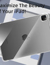 TPU Silicon Transparent Case For iPad Air 11 2024 Pro 11/13in M4 for iPad 10/9/8/7/6/5 Gen Air 4/5th 10.9 3rd 10.5 Mini 6