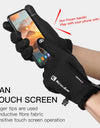 Outdoor Winter Riding Gloves Warm Touchscreen Wear Resistant Non-slip Zipper Cycling Motorcycle Gloves Men Hiking Working