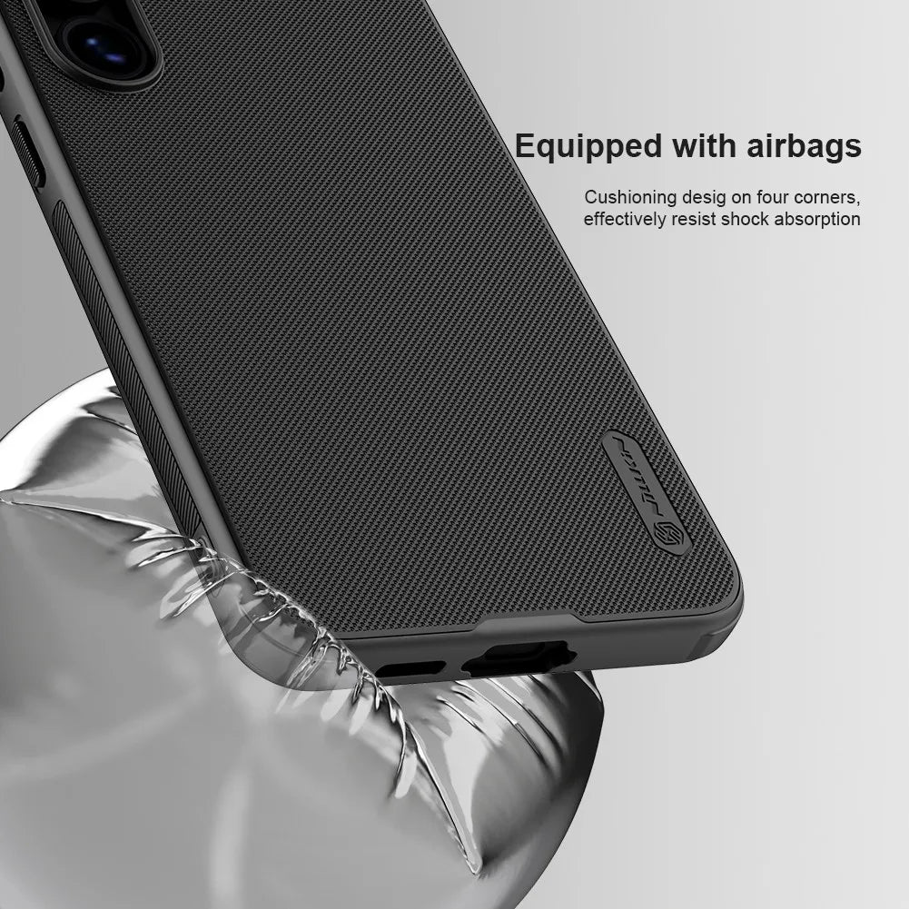 Super Frosted Shield Pro Case For Samsung Galaxy S24 FE Ultra Thin Matte TPU + PC Anti Fingerprint Shockproof Back Cover