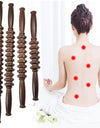 Manual Massager Wooden Handheld Roller Trigger Point Massager Stick for Fascia,Cellulite,Muscle & Abdomen,Body Therapy Massager