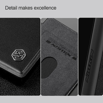 Luxury Flip QIN ProP Leather Case For Samsung Galaxy S24 Ultra Phone Case Shockproof Camera Flip Protection Case