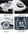 Diecast 1/18 1936 500K Classic Car Alloy Metal Model Sound And Light Toy Collect Display Ornament