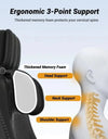 Car Headrest Pillow, Thickened Memory Foam Road Pal Headrest, Neck Support Pillow, 180° Adjustable Car Headrest, U- Shaped Desig