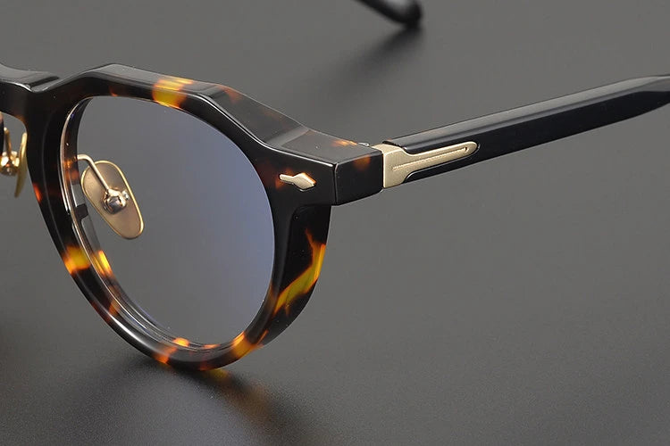 Vintage Oval Acetate Optical Eyeglasses Frame