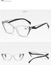 Retro Plastic Cat Eye Reading Glasses Cleat Lens Anti Blue Light Presbyopia Hyperopia Men Reading Eyeglasses +1.0 +1.5