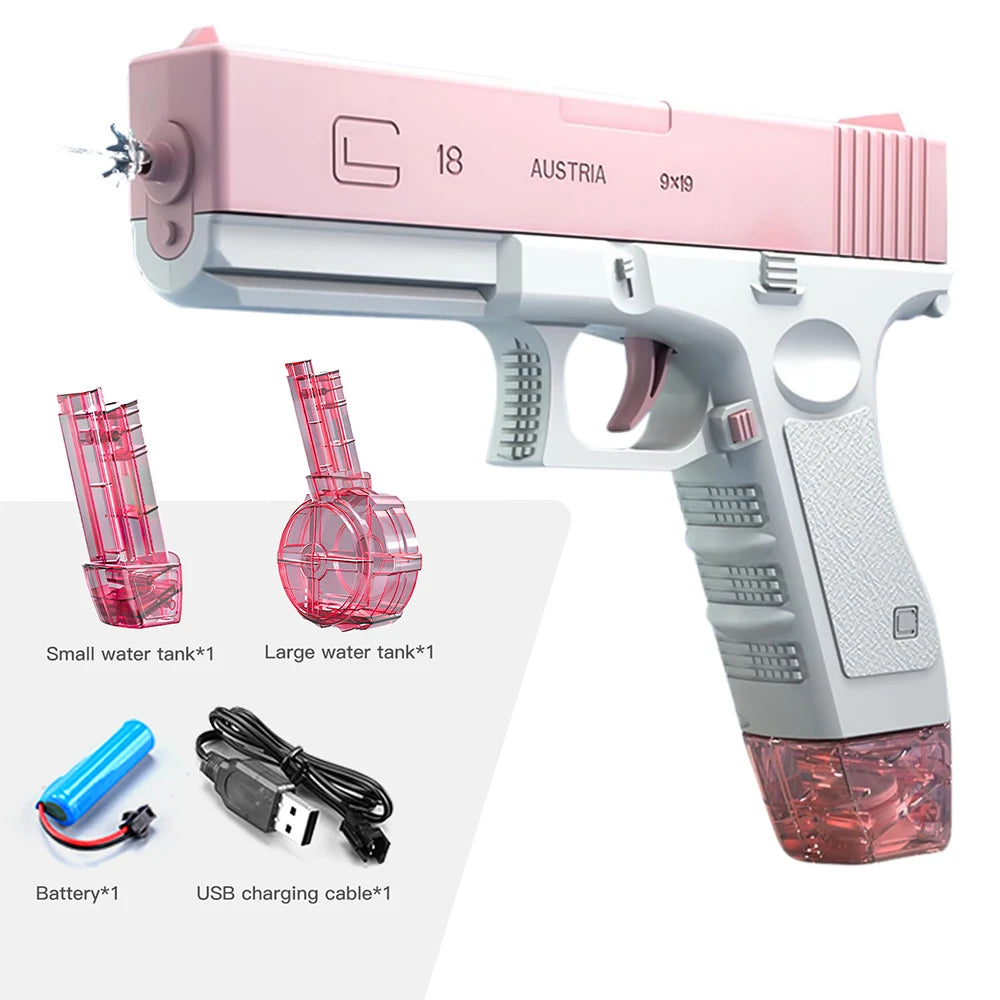 M416 Large Capacity Electric Water Gun Fully Automatic Shooting Rechargeable Water Blaster