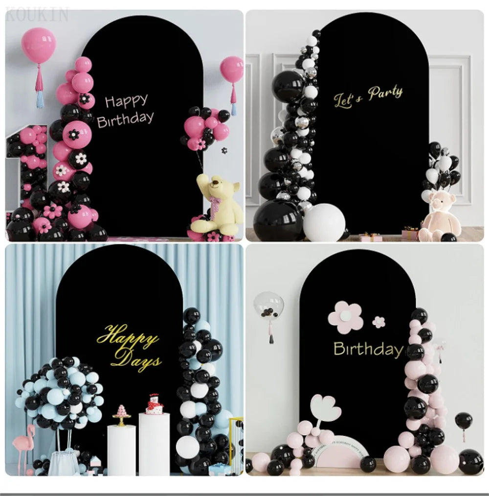 Arch Cover Backdrop Wedding Cover Birthday Party Decoration Background  Shower Photograph Backdrop White Elastic Arch Cover
