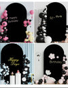 Arch Cover Backdrop Wedding Cover Birthday Party Decoration Background  Shower Photograph Backdrop White Elastic Arch Cover