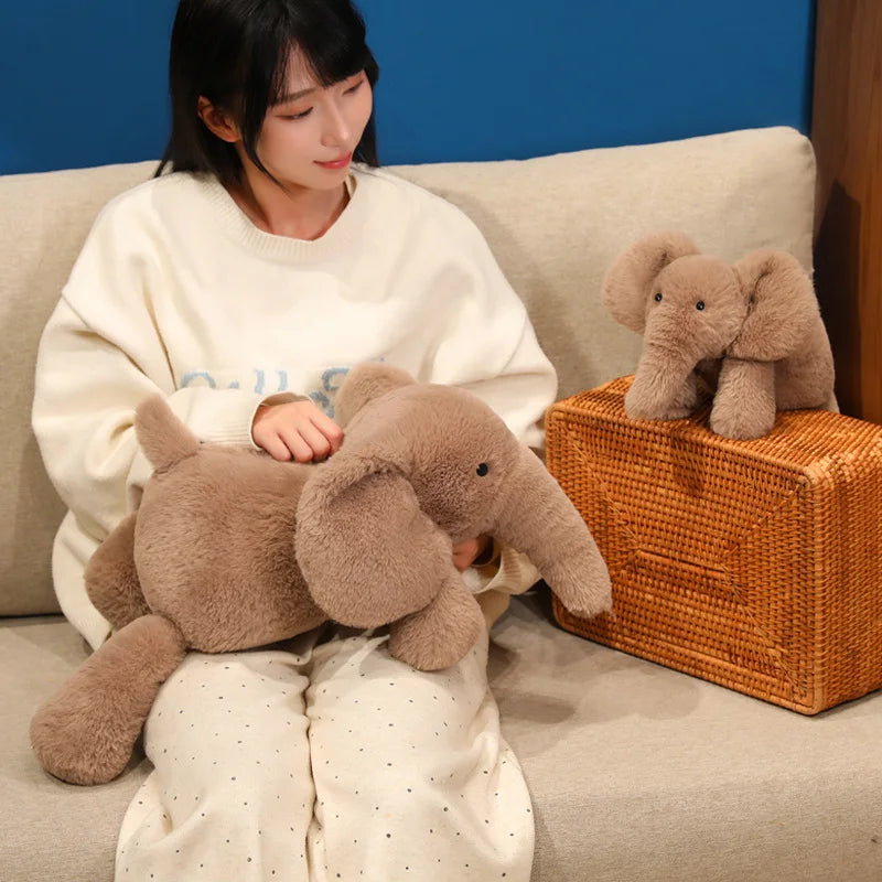 Soft Elephant Plush Stuffed Animal Pillow