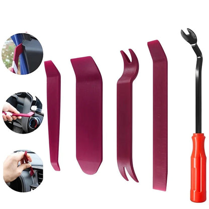 Auto Door Clip Panel Trim Removal Tool Kits Navigation Blades Disassembly Plastic Car Interior Seesaw Conversion Repairing Tool