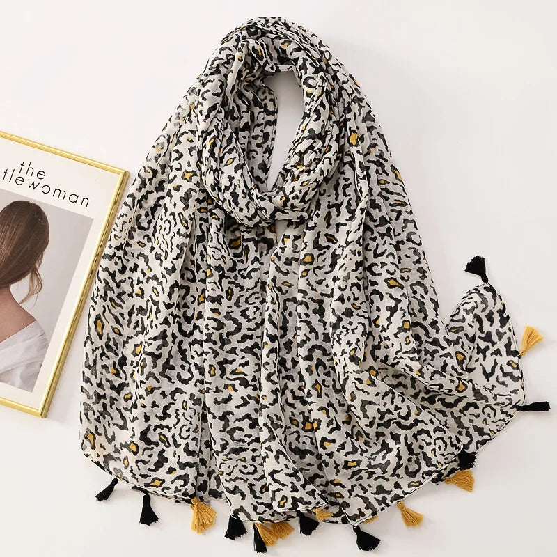 Bandannas Designer Scarf Luxury Scarves Woman Scarf Elegant Women's Shawls For Cotton Veils Bandana Brand