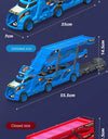 Kids Truck Deformation Transporter Car Toys Models Cars Educational Model Toys for Boys Girls Birthday Christmas Gift