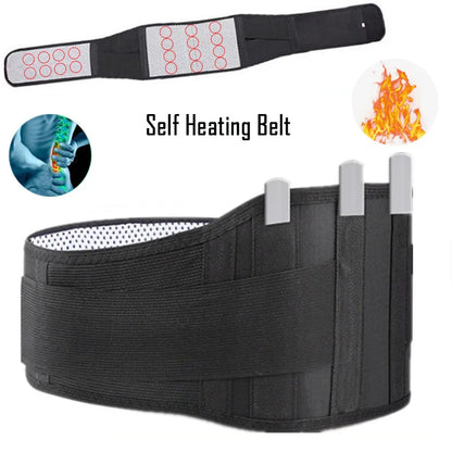 Adjustable Waist Tourmaline Self heating Magnetic Therapy Back Waist Support Belt Lumbar Brace Massage Band Health Care